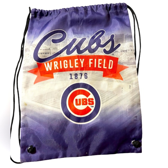 Chicago Cubs Wrigley Field Drawstring Back Sack - Picture 1 of 5